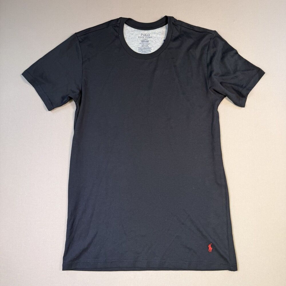 NWT POLO Ralph Lauren Shirt Adult Small Black Supreme Comfort Short Sleeve Mens